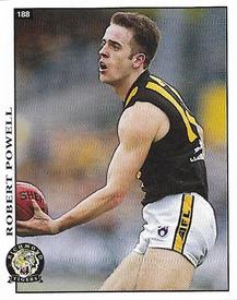 1998 Select AFL Stickers #188 Robert Powell Front